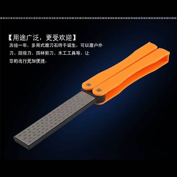 Double Sided Folded Pocket Sharpener Diamond Knife Sharpening Outdoor DailySale