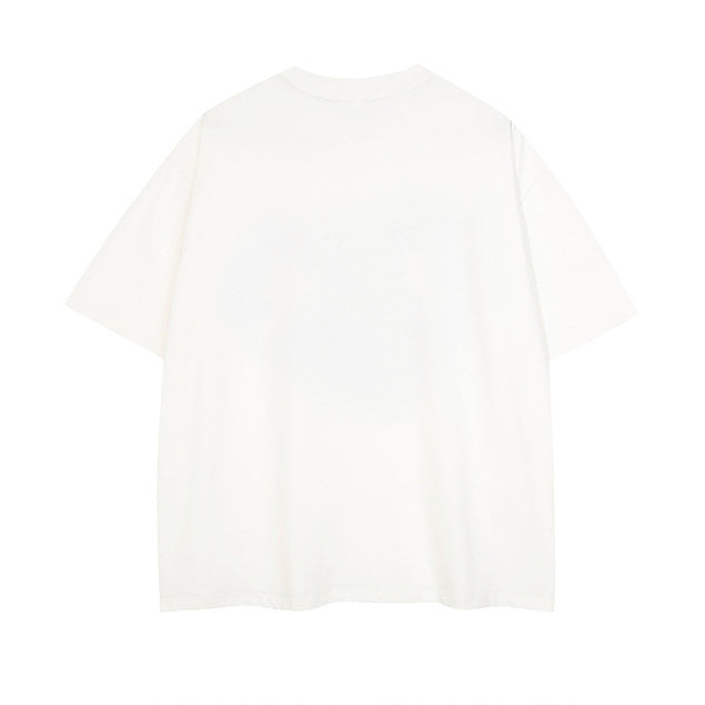 Pink Heart Y2K Graphic T-Shirt - Retro Cyber-Core Oversized Tee | LuxuryUrbanwear - Luxuryurbanwear