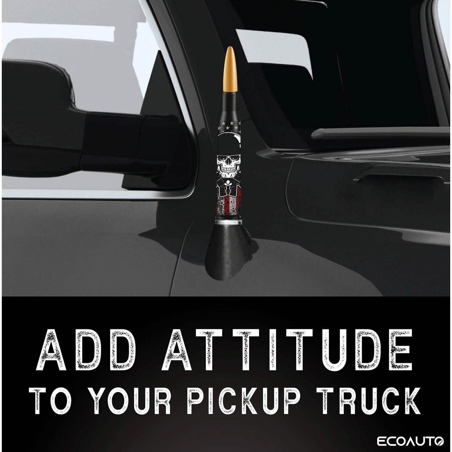 EcoAuto Badass Bullet Antenna Replacement Fits All Chevy & GMC Truck DailySale