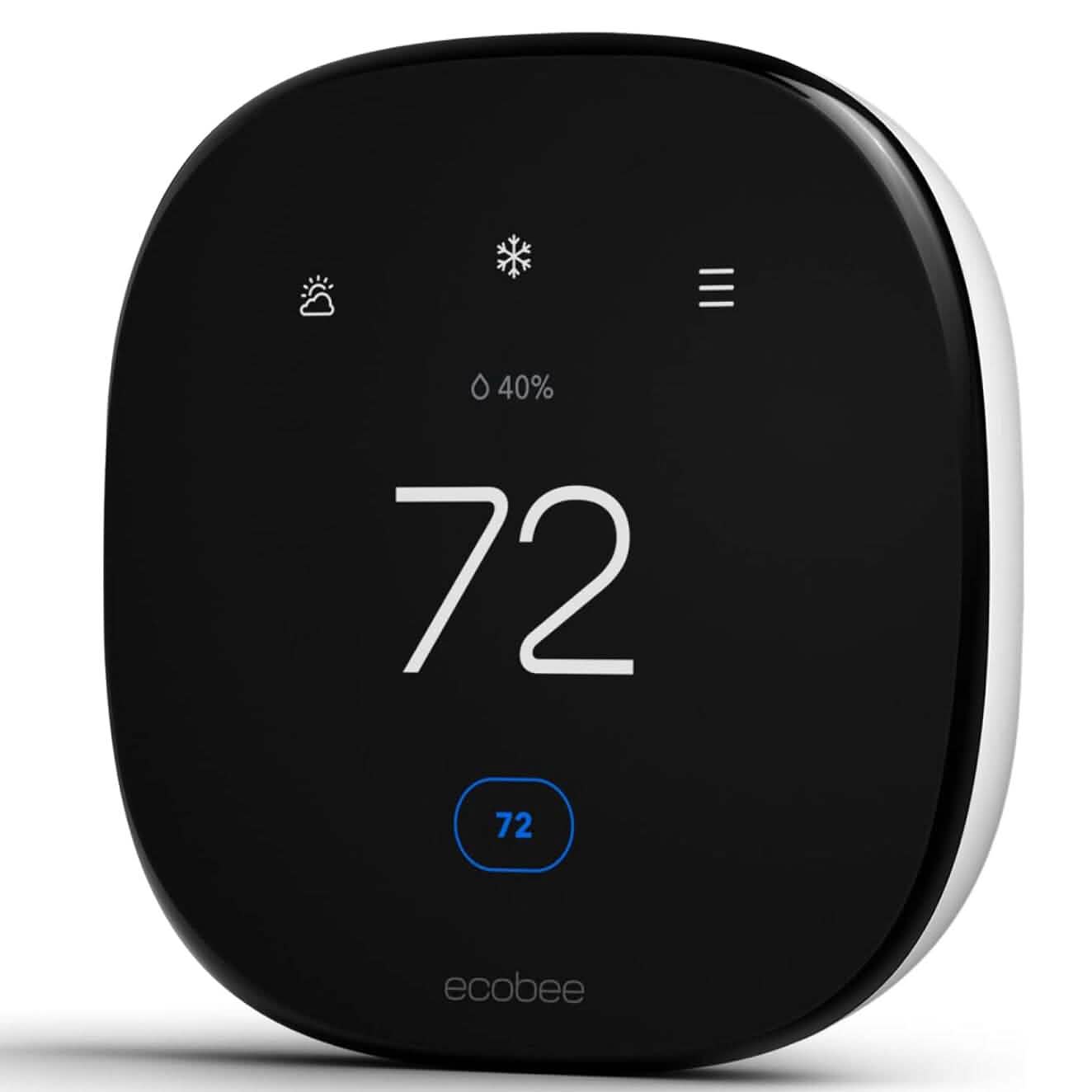 ecobee New Smart Thermostat Enhanced - Programmable Wifi Thermostat - Works with Siri, Alexa, Google Assistant - Energy Star Certified - Smart Home (Refurbished) DailySale