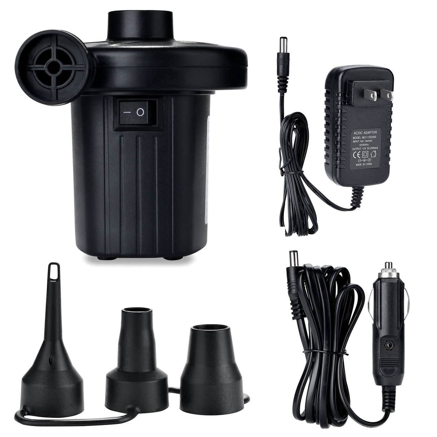Electric Air Pump for Swimming Ring Inflatable Boat DailySale