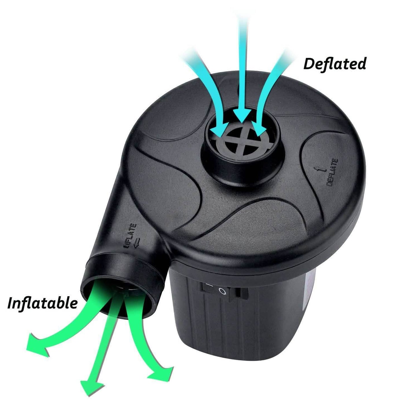 Electric Air Pump for Swimming Ring Inflatable Boat DailySale