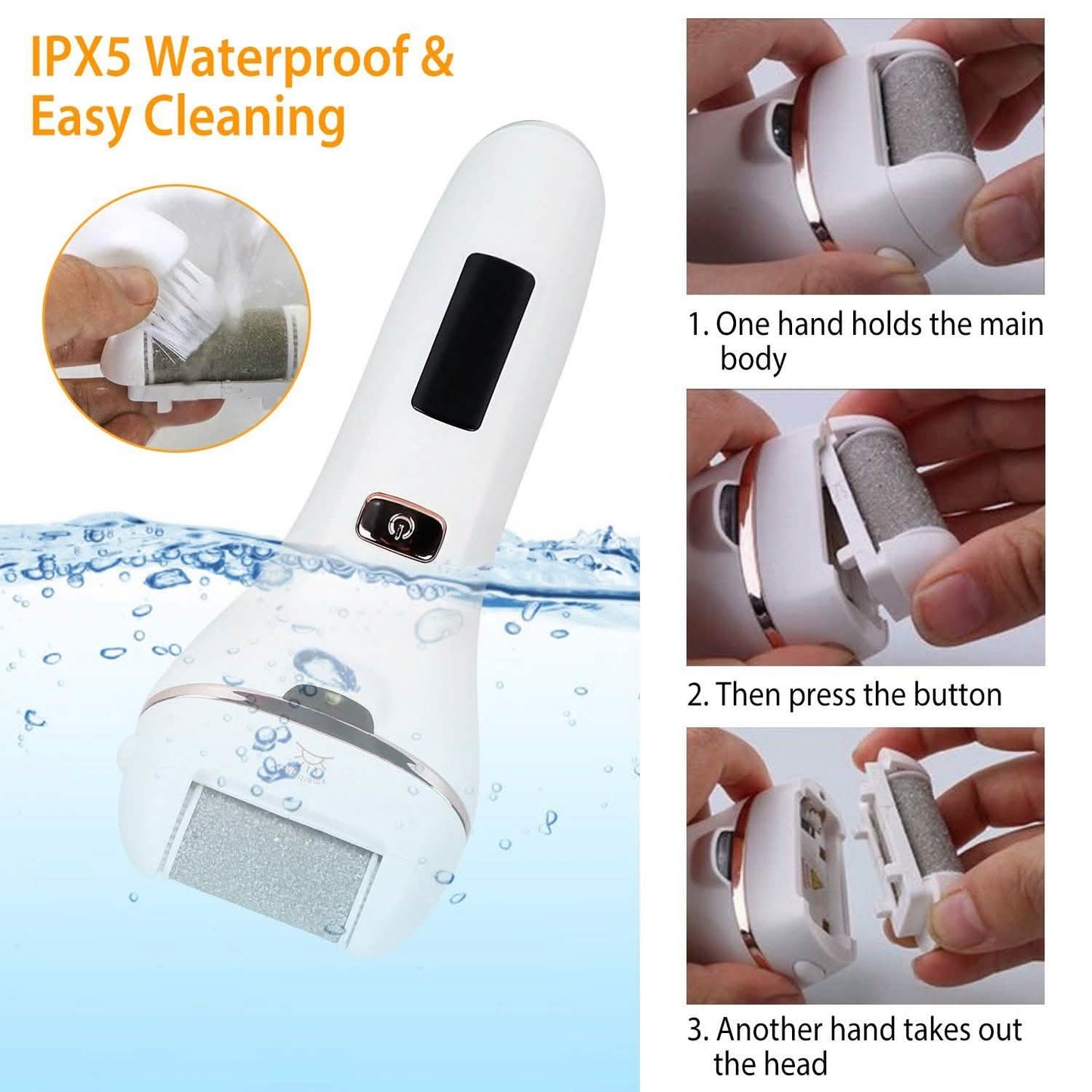 Electric Callus Remover USB Rechargeable Foot Scrubber DailySale