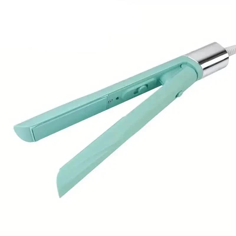 Electric Hair Straightener and Curler with Ceramic Plates DailySale