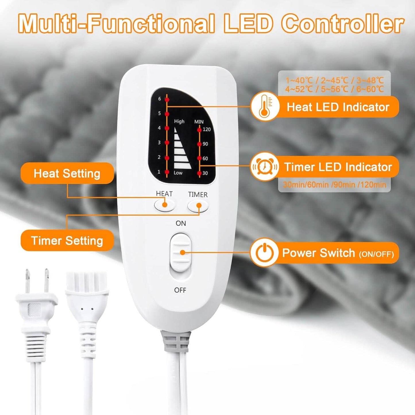 Electric Heating Pads for Body Pain Relief DailySale