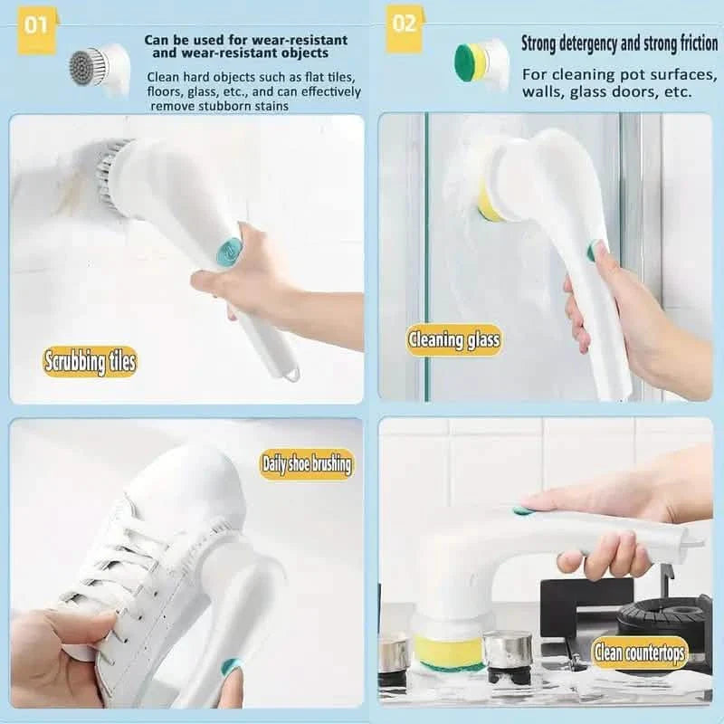 Electric Spin Scrubber for Bathtub, Kitchen, Dish, Sink, Tub and Tile DailySale