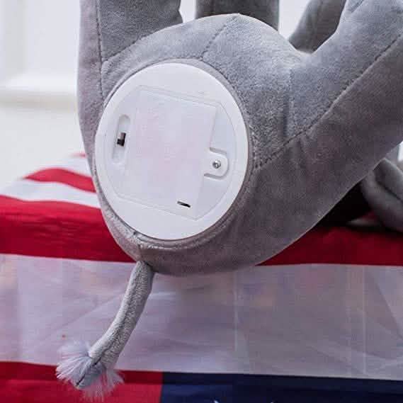 Electronic Talking Singing Blinking Eyes Elephant Plush Toy DailySale