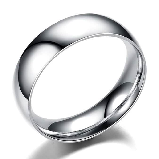 Elegant and Charming S925 Silver Wedding Band Ring DailySale
