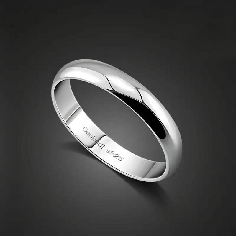 Elegant and Charming S925 Silver Wedding Band Ring DailySale