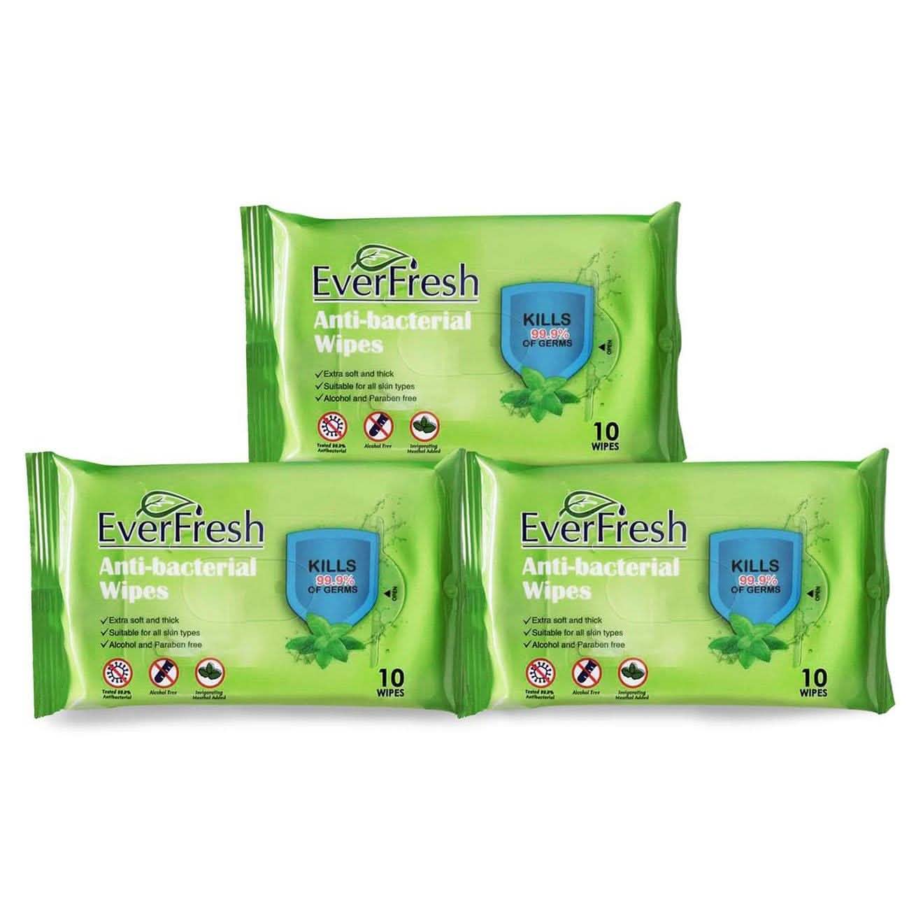 Everfresh Anti-Bacterial Wipes DailySale