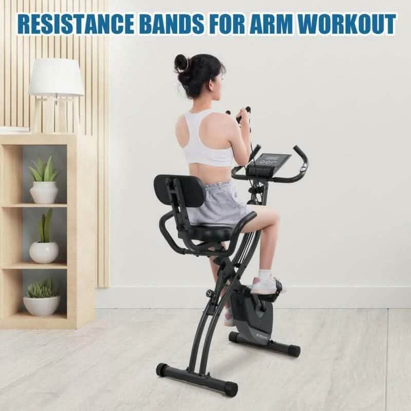 Exercise Stationary Folding Bike DailySale