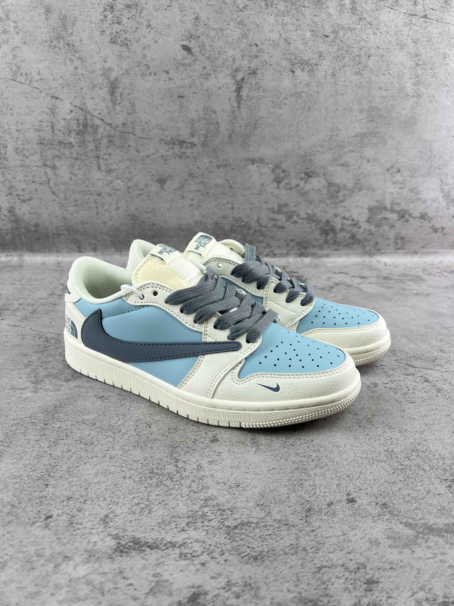 Custom Travis Scott x Air Jordan 1 x The North Face SJ2068 105 SneakerNational