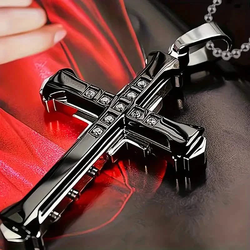 Fashion Simple Cross Pendant Necklace For Men And Women DailySale