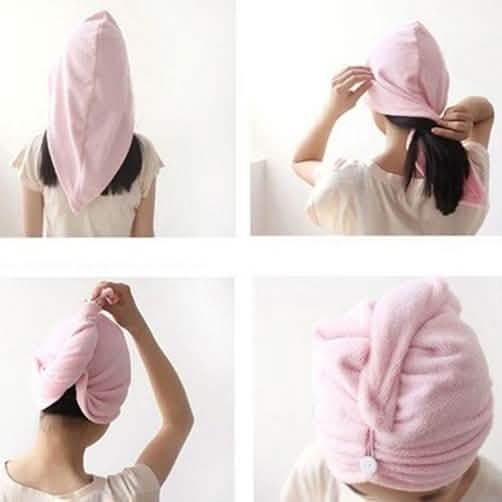 Fashion Women Microfiber Dry Hair Towel DailySale
