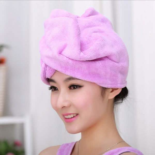Fashion Women Microfiber Dry Hair Towel DailySale
