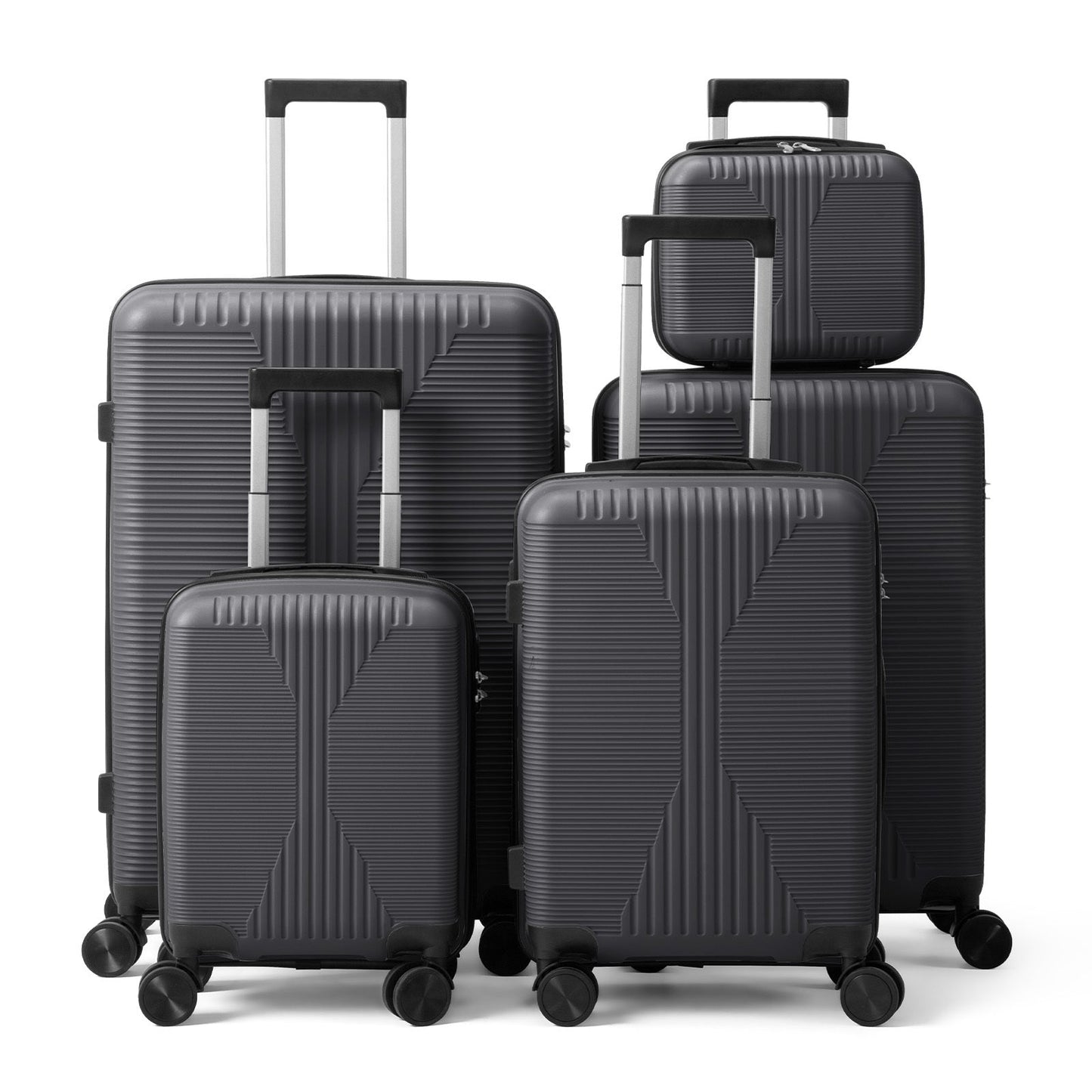 5-Piece Lightweight Luggage Set with Lock – 12/16/20/24/28 Inch DailySale