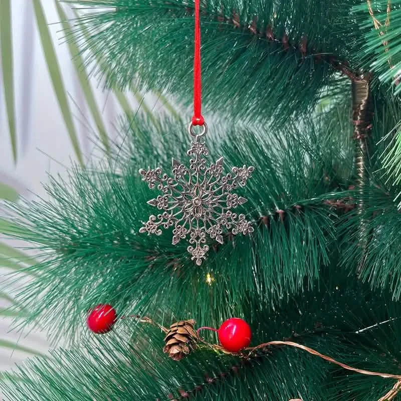 Festive Christmas Tree Pendant - Metal Hanging Ornament for Scene Decor DailySale