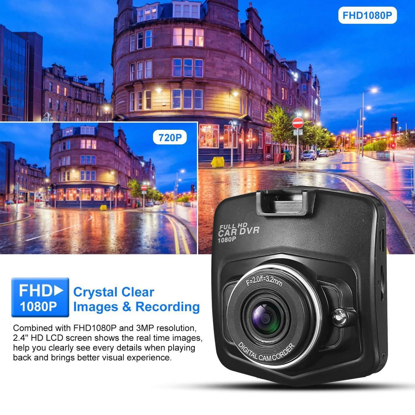 FHD 1080P Car DVD Dash Cam Vehicle Video Recorder DailySale