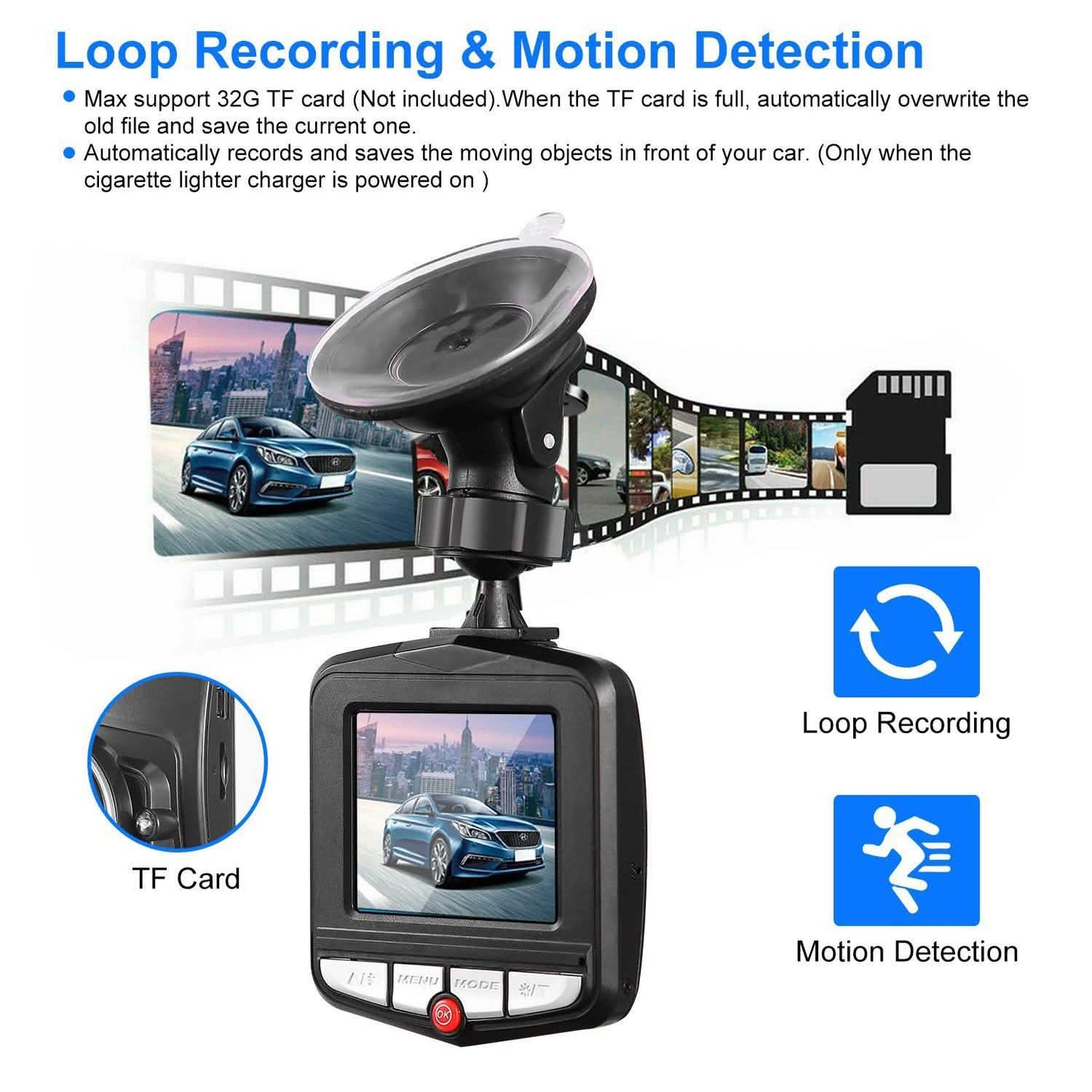 FHD 1080P Car DVD Dash Cam Vehicle Video Recorder DailySale
