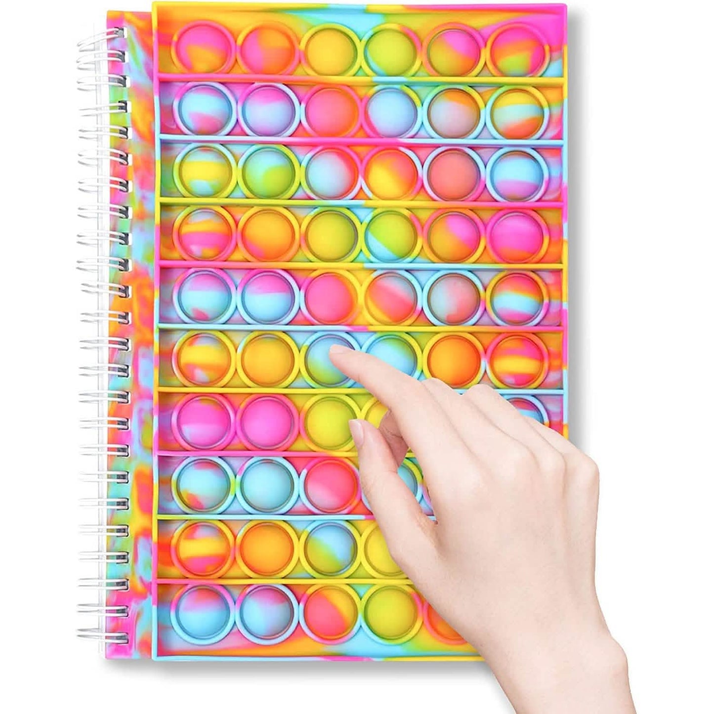 Fidget Spiral Notebook Push Pop Bubble Fidget Sensory Toy DailySale