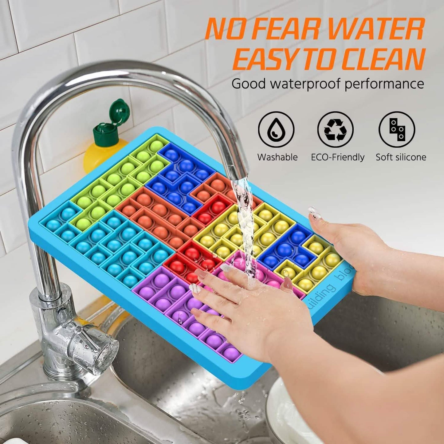 Fidget Toys - Big Size Push Pop Bubble Fidget Sensory Toy DailySale