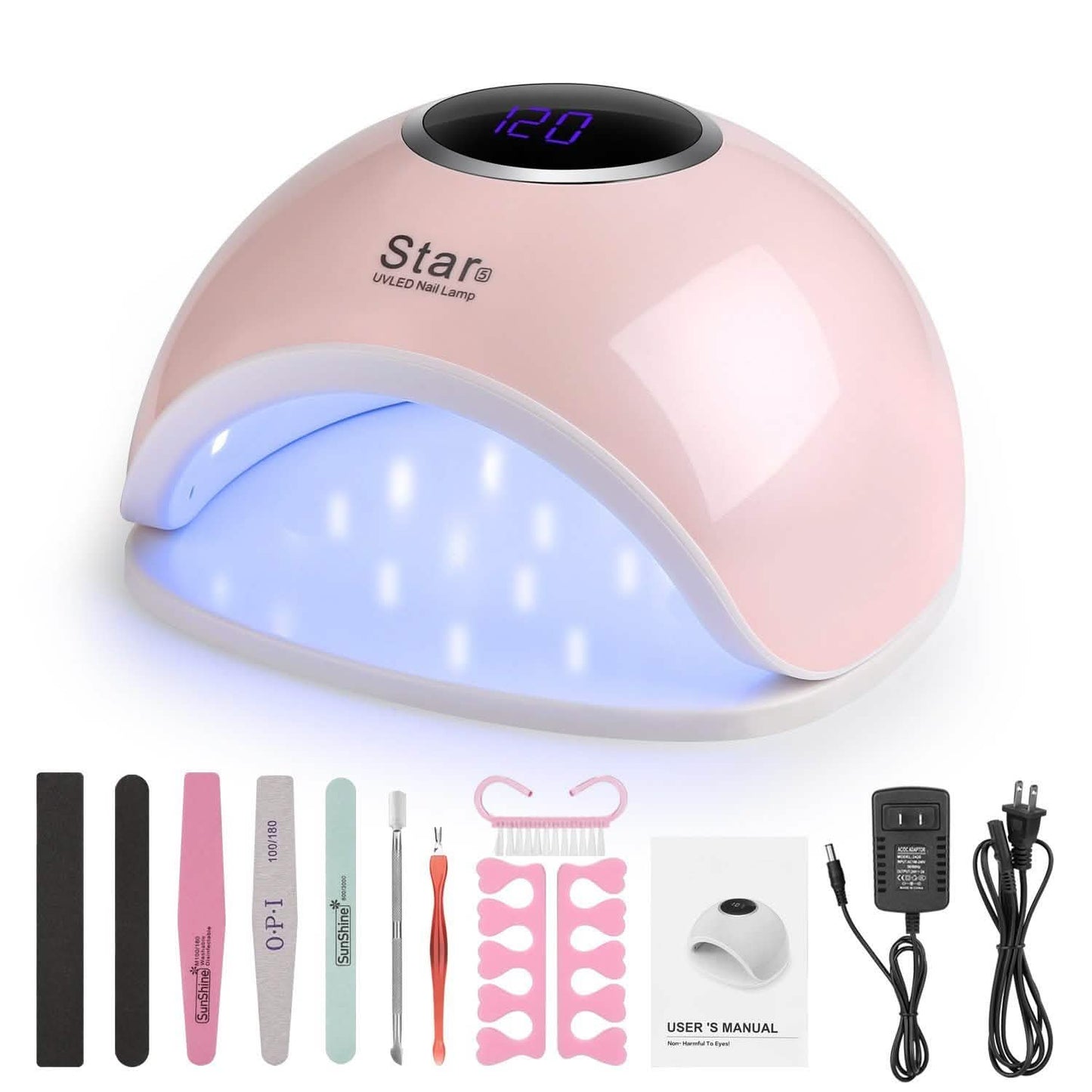 FINATE 72W UV LED Gel Nail Lamp DailySale
