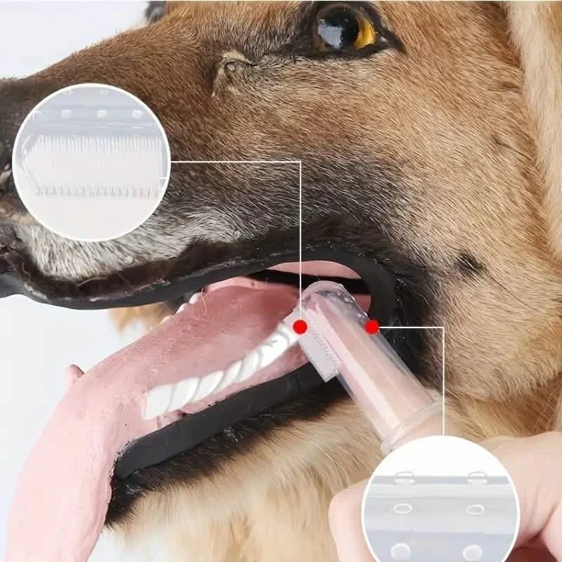 Finger Toothbrush For Dogs and Cats DailySale