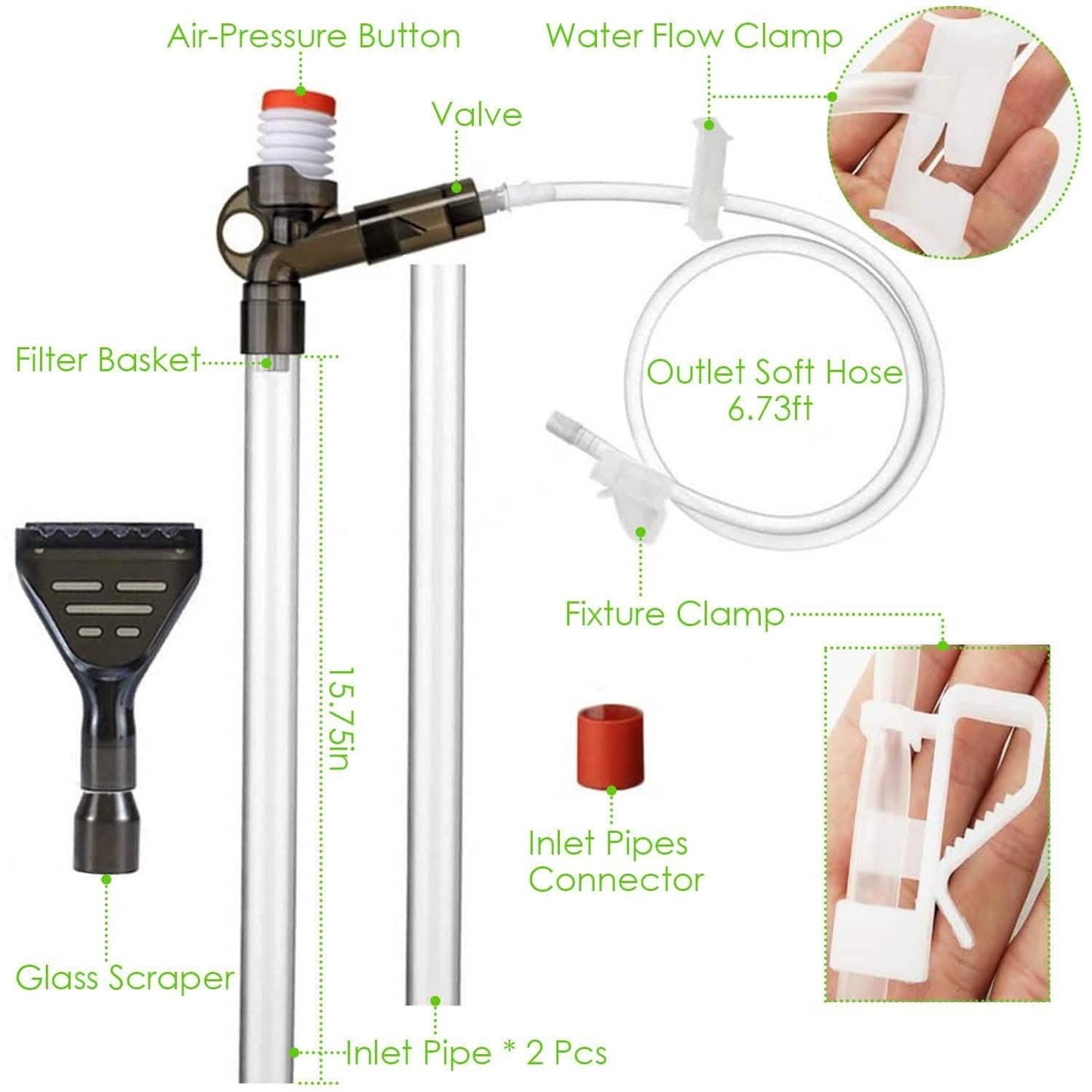 Fish Tank Gravel Cleaner Kit DailySale
