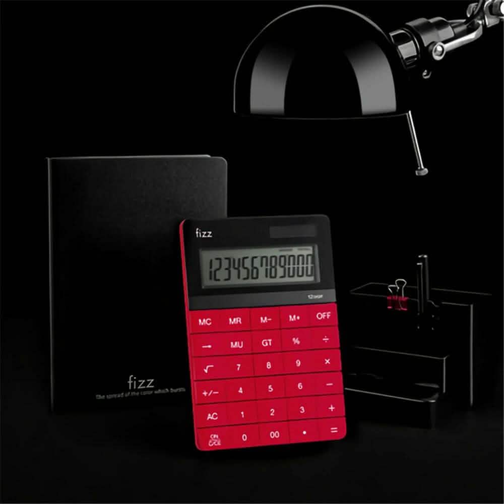 Fizz FZ66806 Calculator Double Power Desk Calculator DailySale