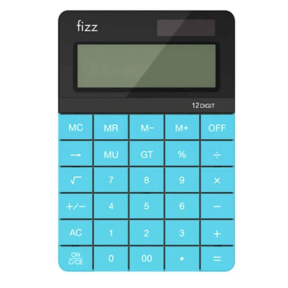 Fizz FZ66806 Calculator Double Power Desk Calculator DailySale