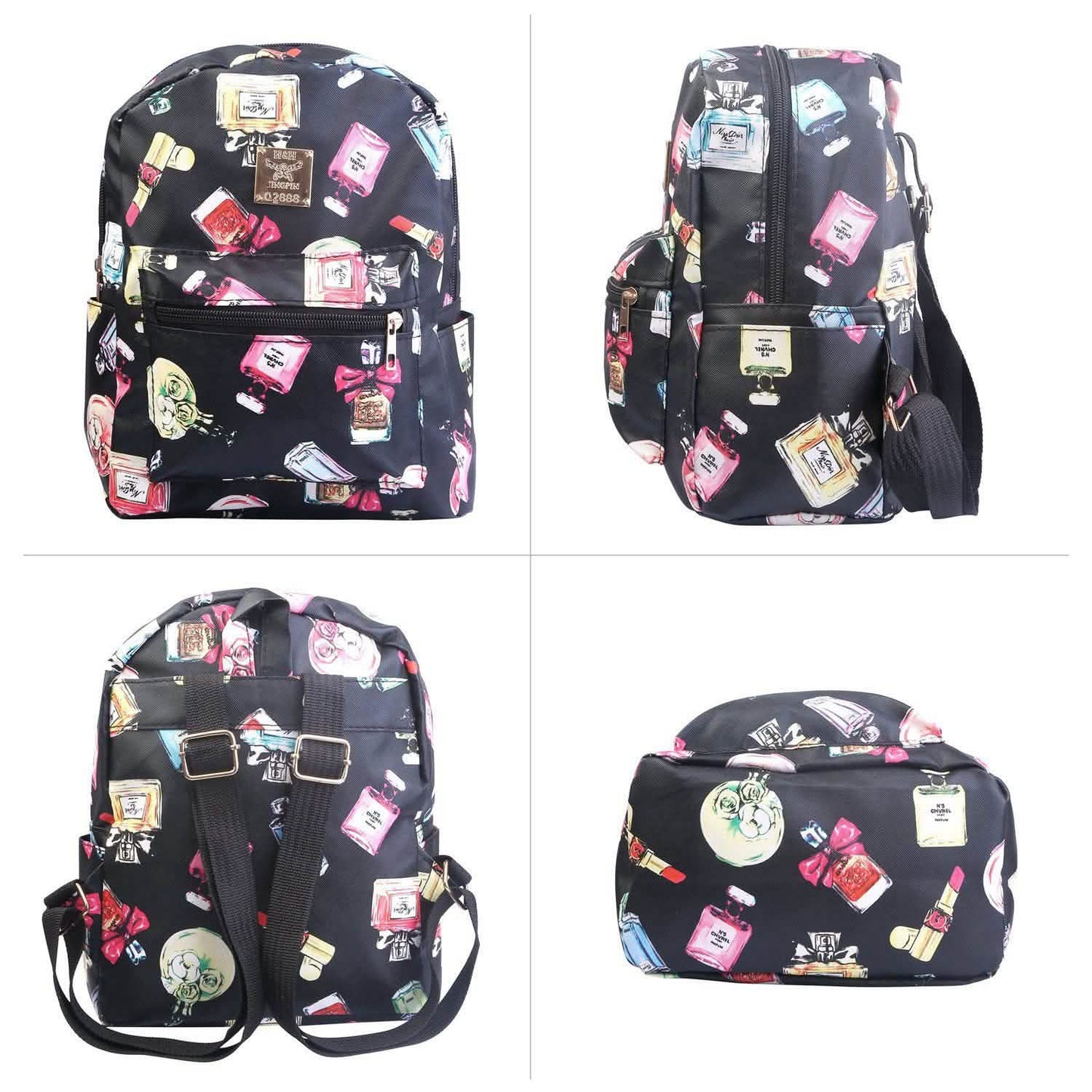 Floral Print Backpack Waterproof Knapsack DailySale
