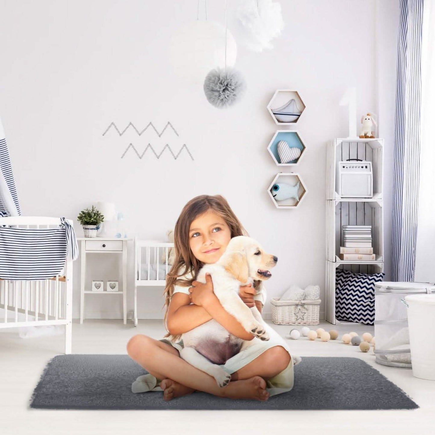 Fluffy Bedroom Anti-Skid Rug DailySale