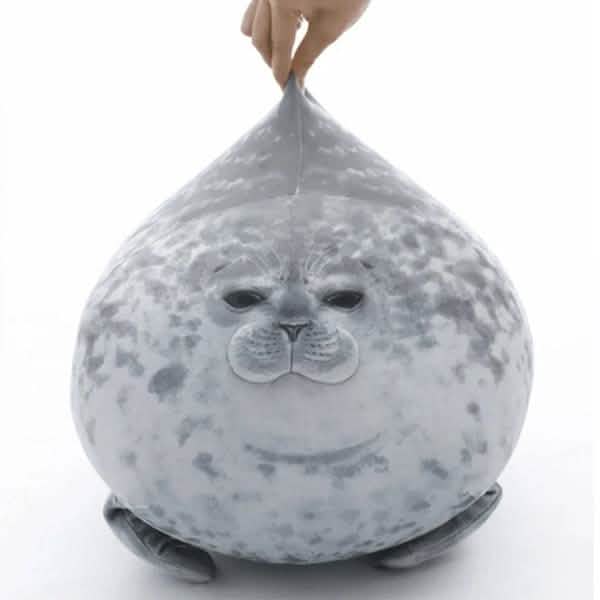Fluffy Plush Seal Pillow DailySale