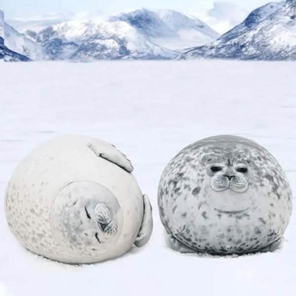 Fluffy Plush Seal Pillow DailySale