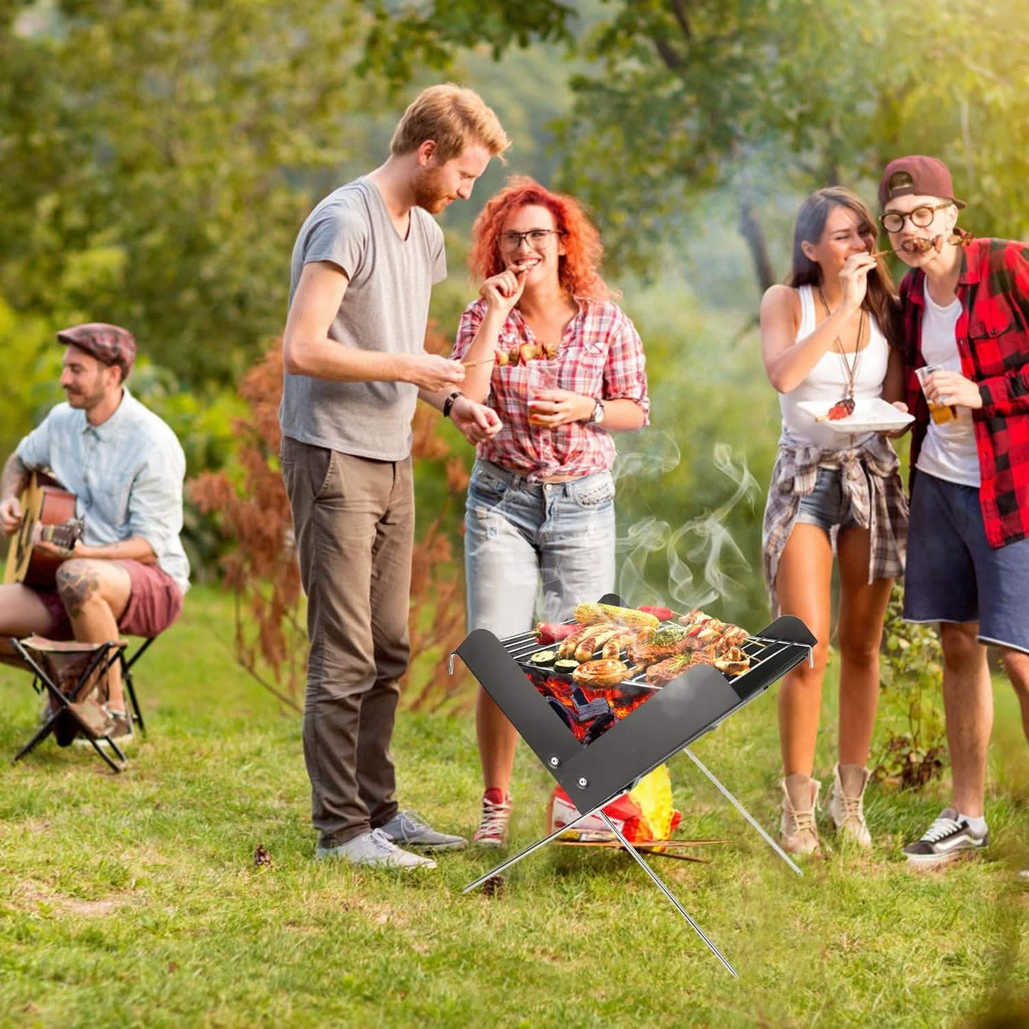 Foldable BBQ Grill DailySale