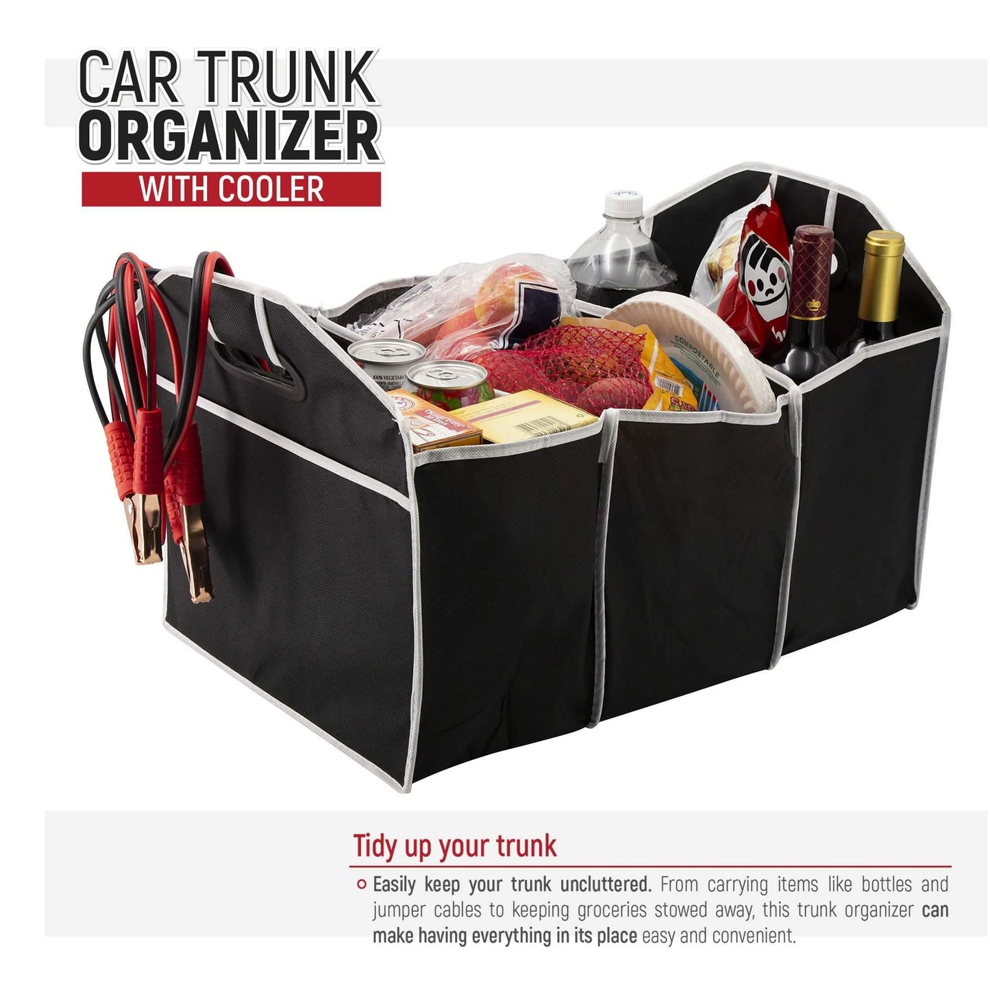 Foldable Car Trunk Organizer with Cooler DailySale