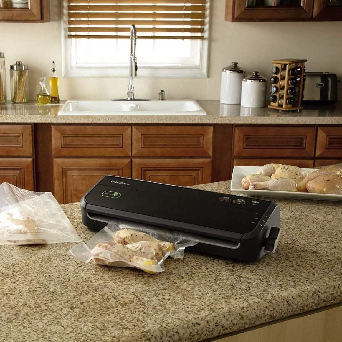 FoodSaver Vacuum Sealer System with Starter Bags & Rolls DailySale