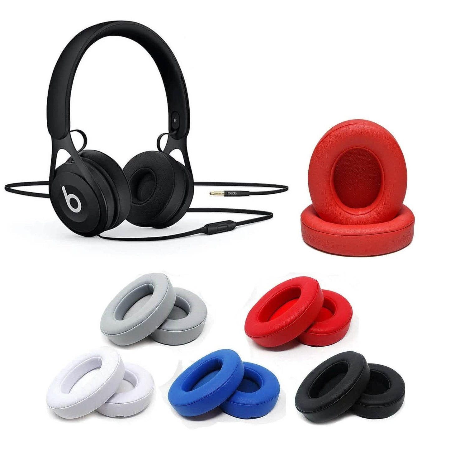 For Beats by Dr Dre Studio 2.0 3.0 Wired Earphone Replacement Ear Pads Cushion DailySale