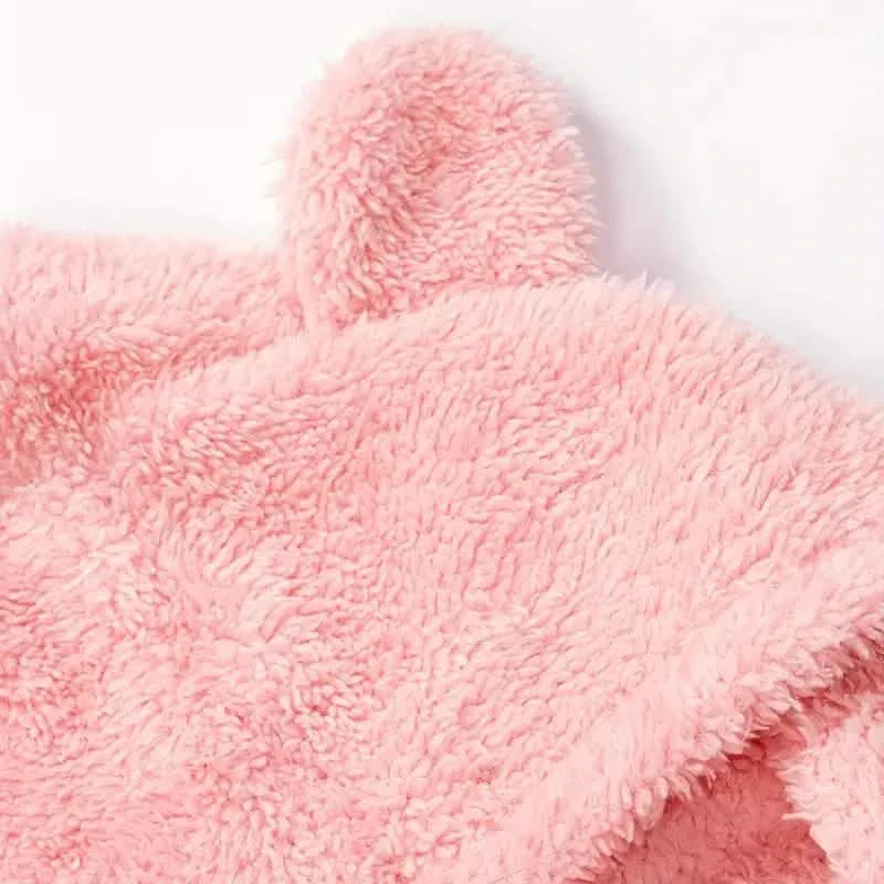 Fuzzy Hooded Pajama Jumpsuit For Music Festival, Long Sleeve Zipper Lingerie & Sleepwear DailySale