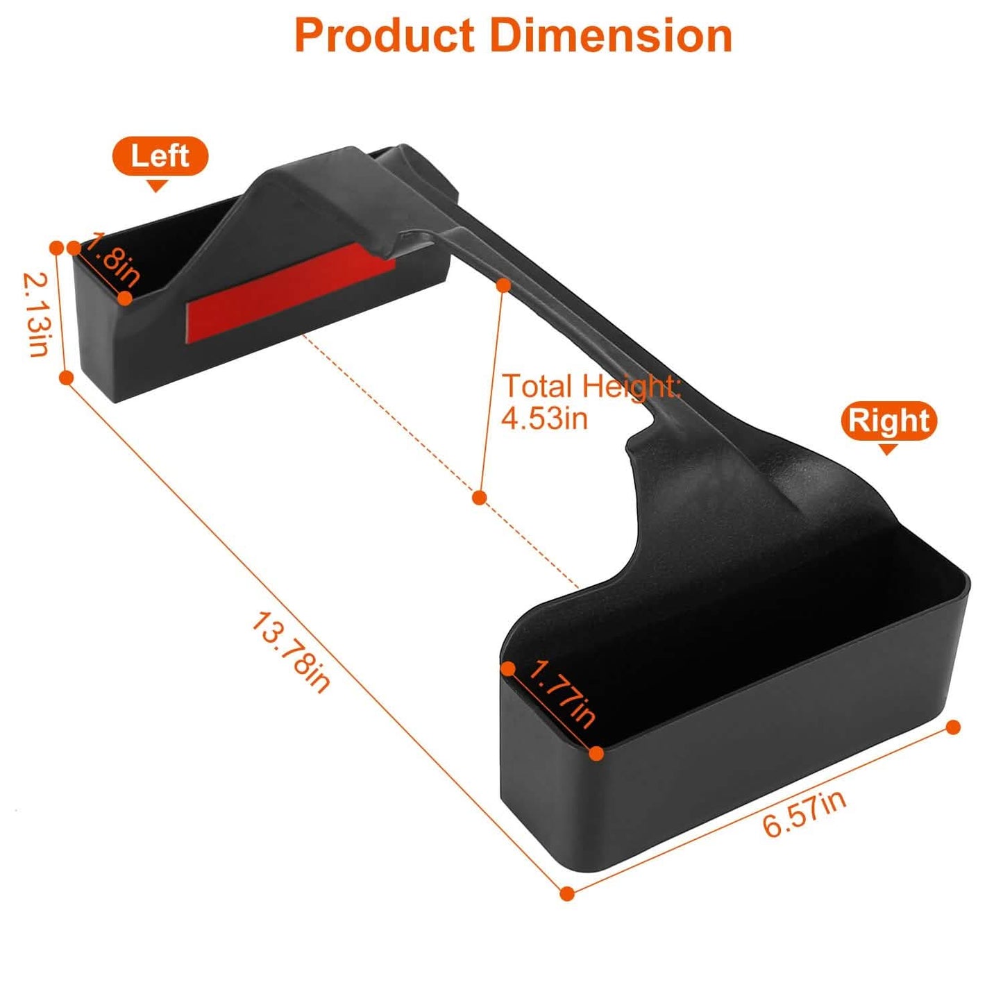 Gear Shift Console Side Tray DailySale