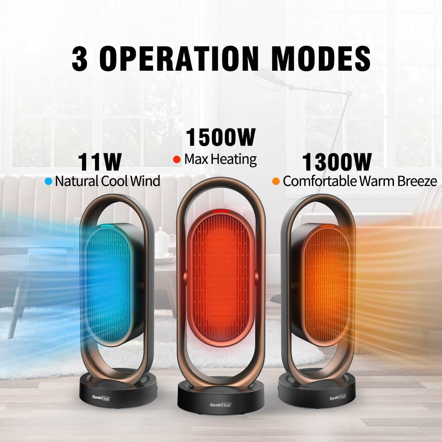 Geek Heat HC05 1500W Space Heater DailySale