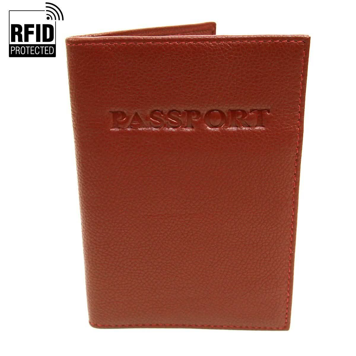 Genuine Leather RFID Passport Holder DailySale