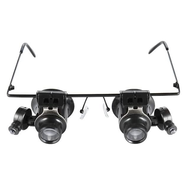 Glasses Type 20X Magnifier With White Led Light DailySale