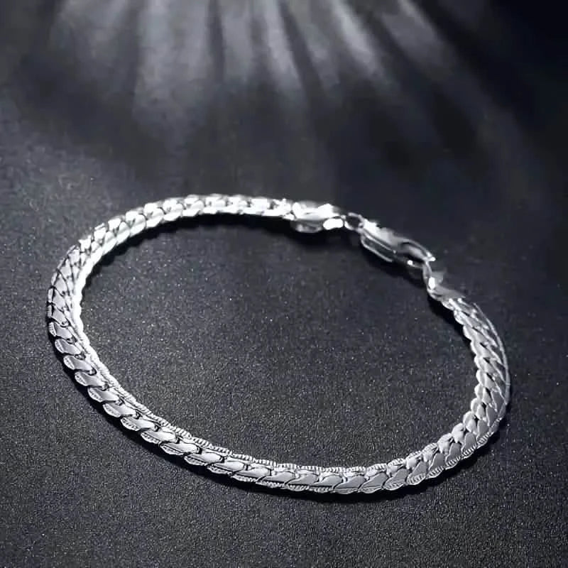 Gleaming Treasure Elegant 925 Sterling Silver Bracelet DailySale