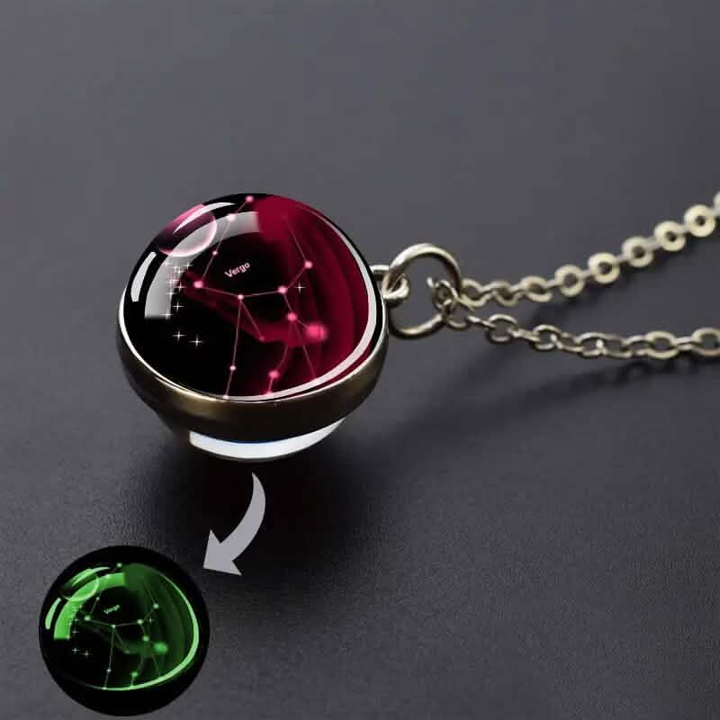 Glow-in-the-Dark Zodiac Pendant Necklace DailySale