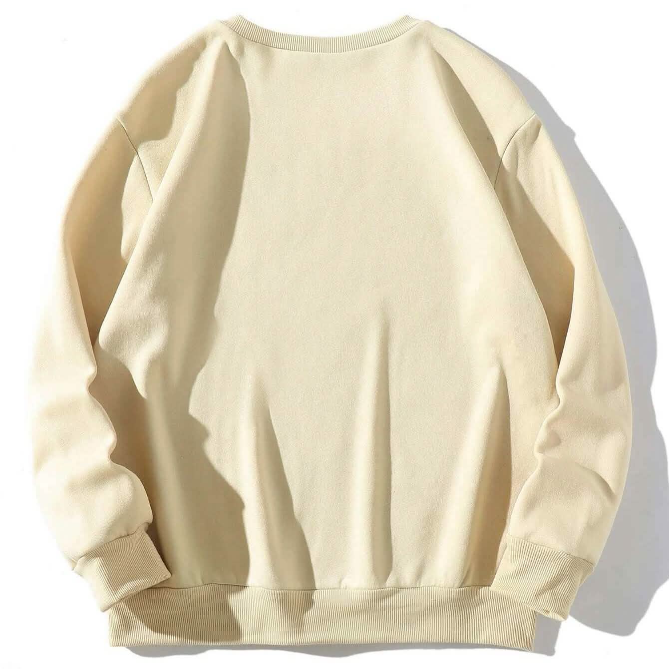Graphic Print Thermal Sweatshirt DailySale