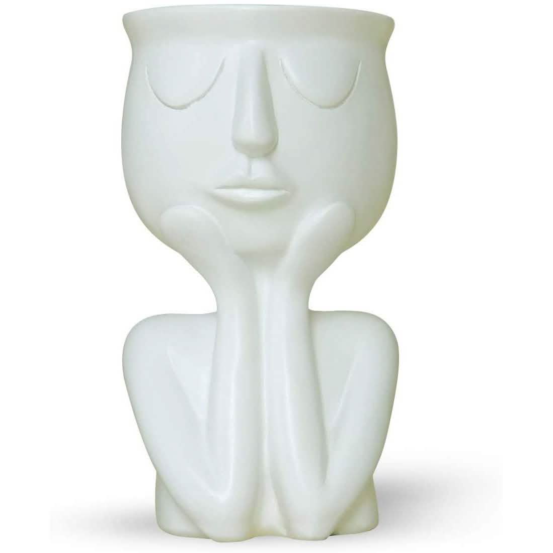 Greneric Character Portrait Flower Pot Resin Succulents Plant Pot DailySale