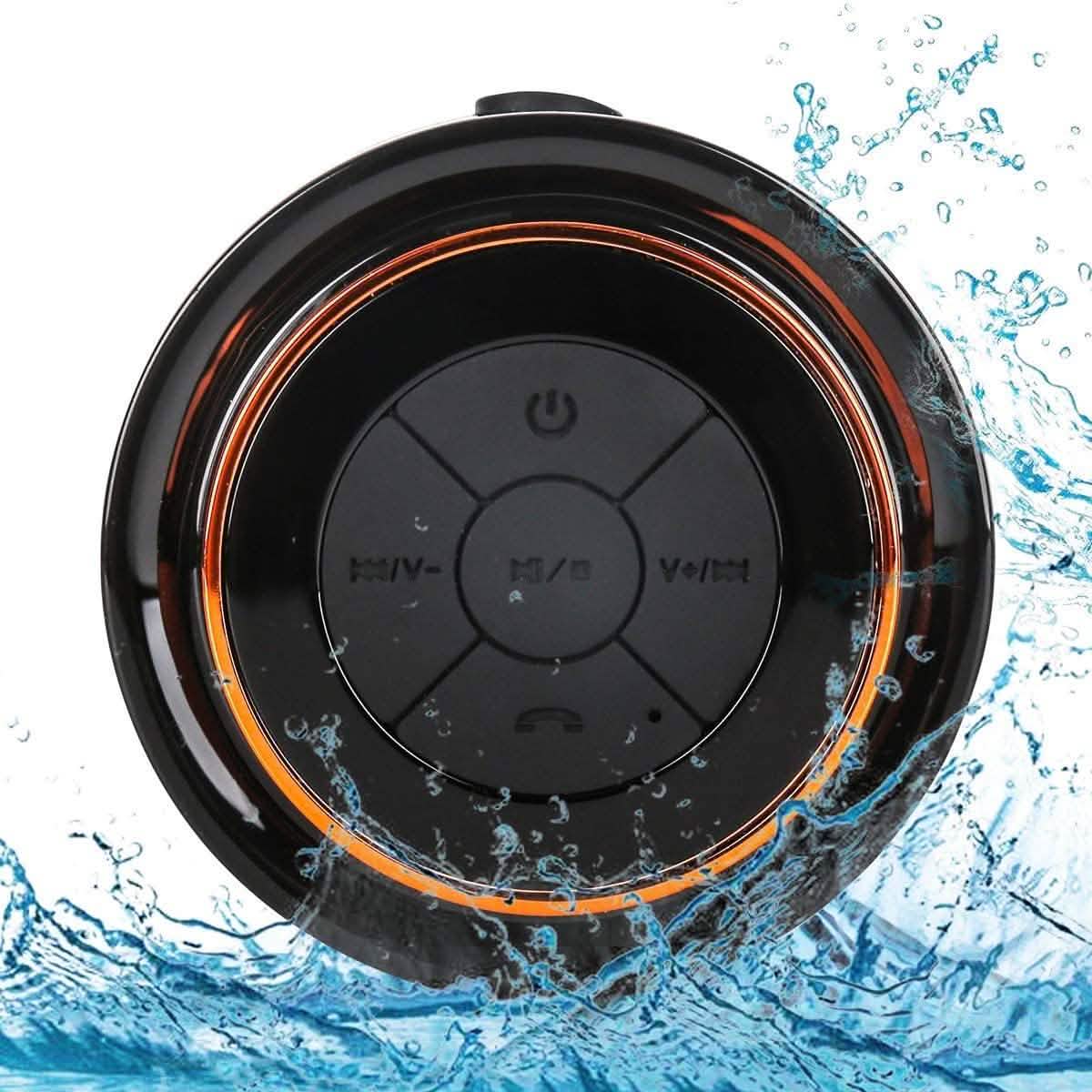 HAISSKY Portable Wireless Waterproof Speaker with FM Radio & Suction Cup DailySale
