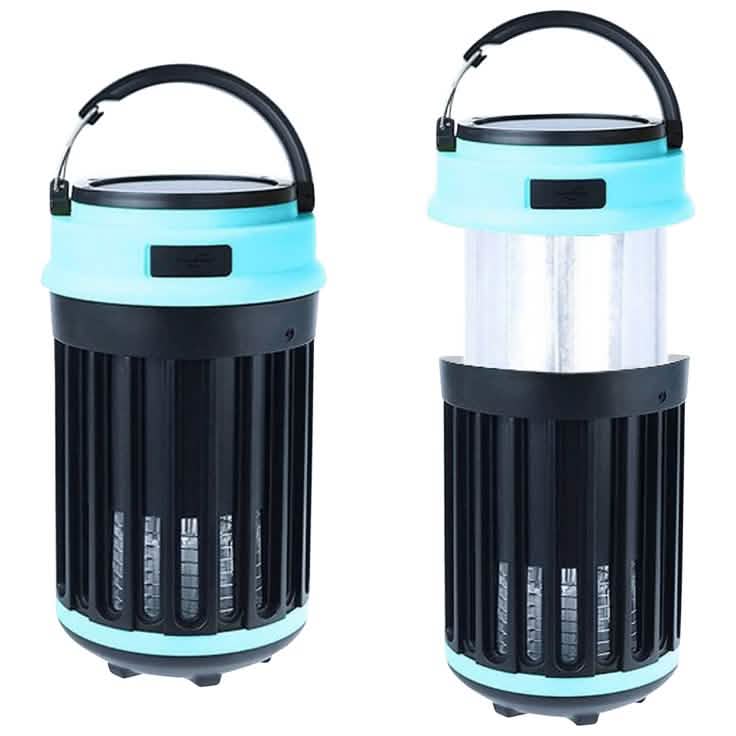 Hakol Outdoor Solar Powered LED Rechargeable Mosquito Zapper Lantern DailySale