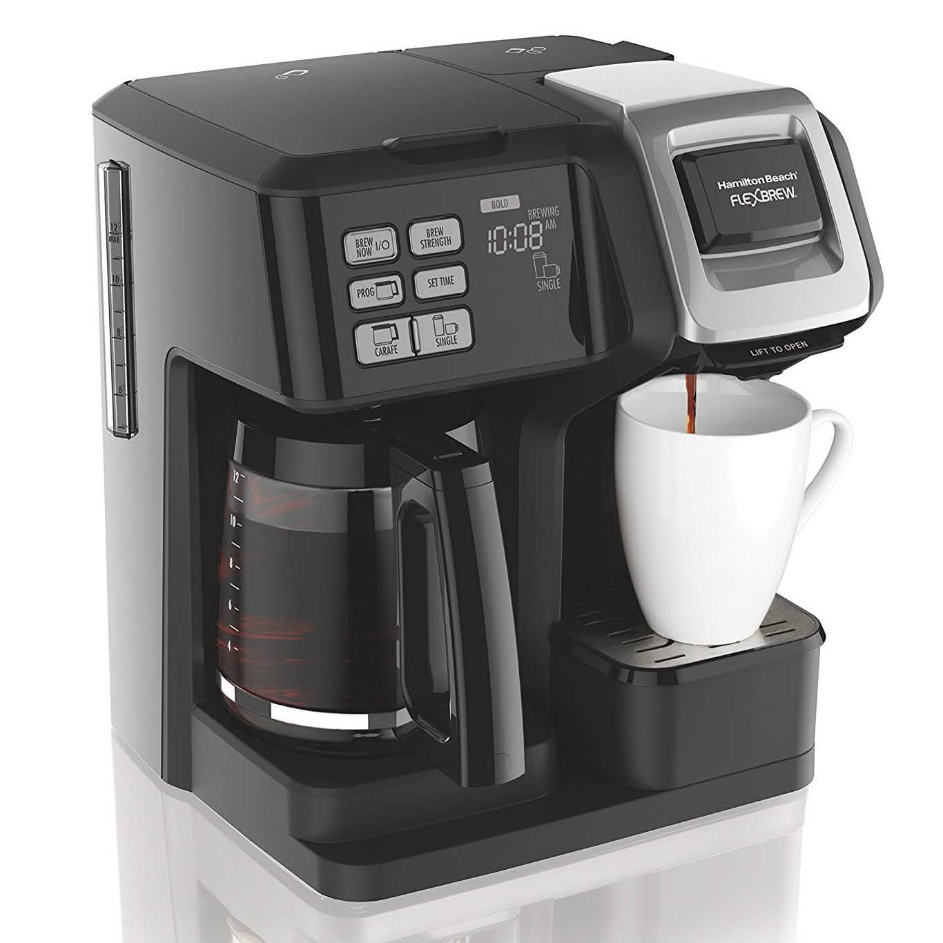 Hamilton Beach 49976 FlexBrew 2-Way Brewer Programmable Coffee Maker DailySale